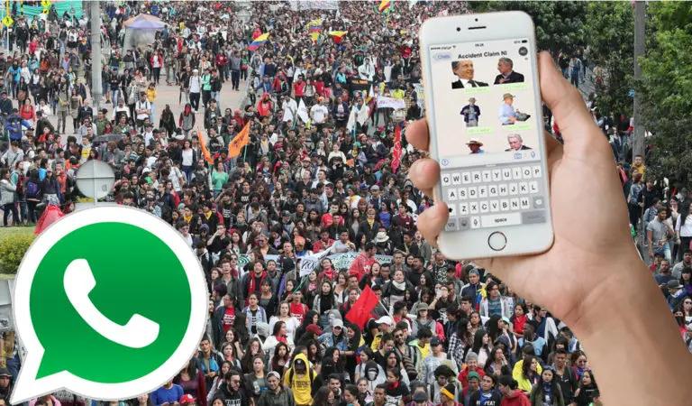 Comité del paro programará protestas por WhatsApp