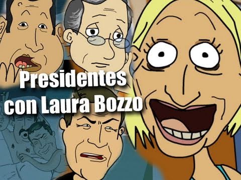 Uribe, Correa y Chávez en el show de Laura Bozo