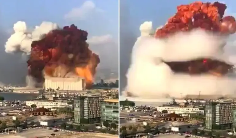 Bienvenido Agosto: Gigantesca explosión en el Líbano.