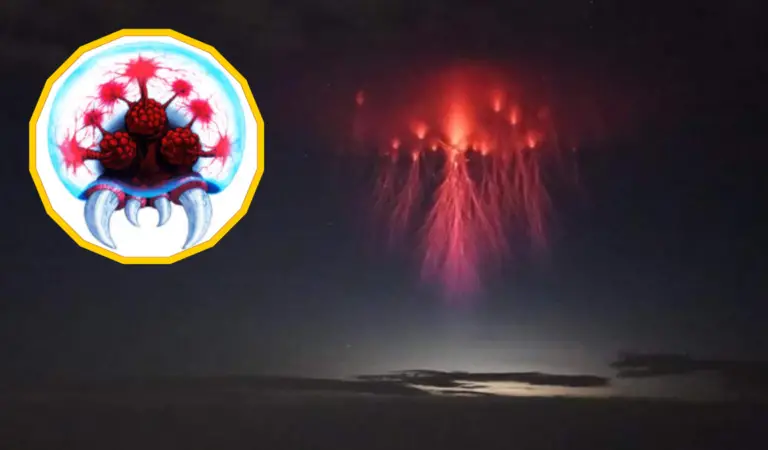 ¿Qué es este extraño fenómeno rojo en el cielo?